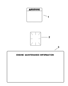 Kohler Efi Engine Decals Diagram and Parts List for 46G 4X4-EFI-1I019G-Before-37AMD710 Cub Cadet Lawn Tractor Accessories